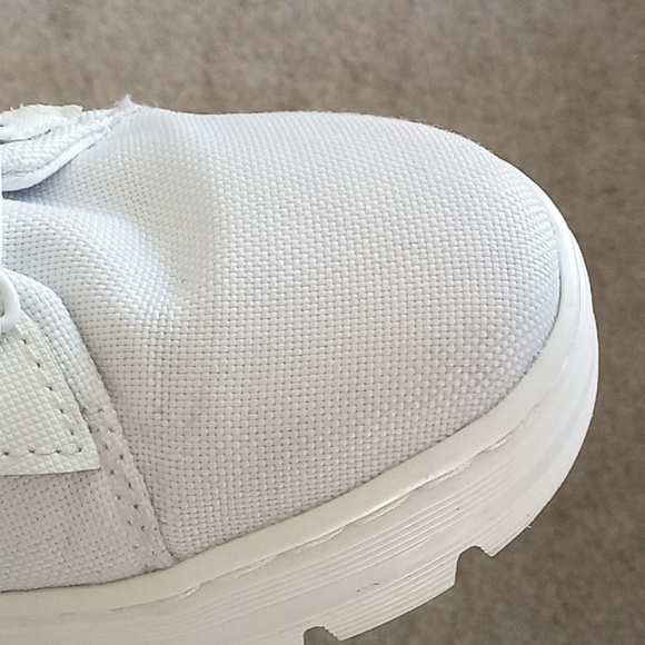 Dr Martens White Combs Platform Boot - Picture 10 of 11